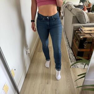 Levi's Blue Skinny Jeans with Stretch Fit